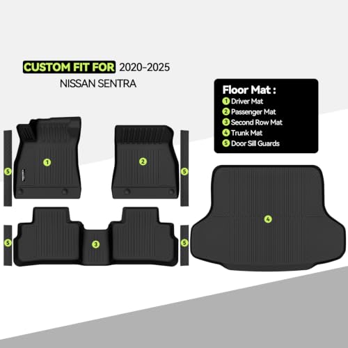 All Weather TPE Floor Mat Set for 2020