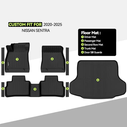 All Weather TPE Floor Mat Set for 2020