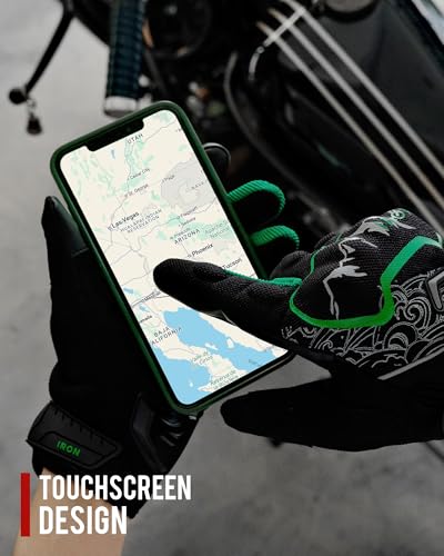 Motorcycle Gloves Motorbike Glove for Men Women Full Finger Knuckle Protection Touch Screen Cycling ATV Hiking Riding