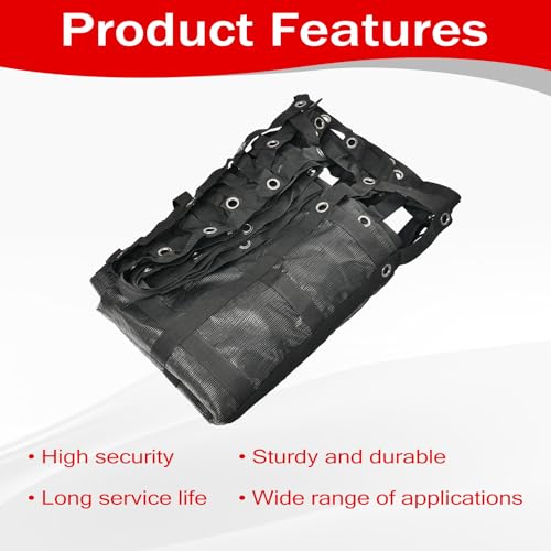 Heavy Duty 81" x 96" Truck Bed Cargo Net with 1500LBS Capacity