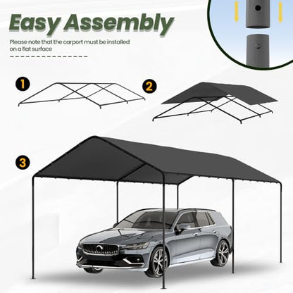 Carport 10‘ x 20’ Garage Car Canopy w