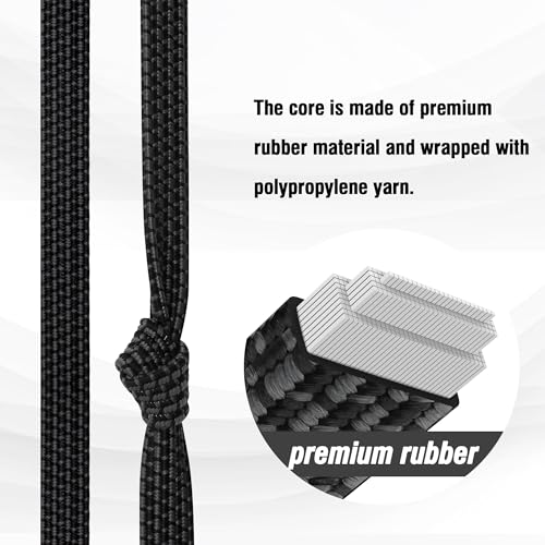 Bungee Cords with Hooks Heavy Duty (4 Count)