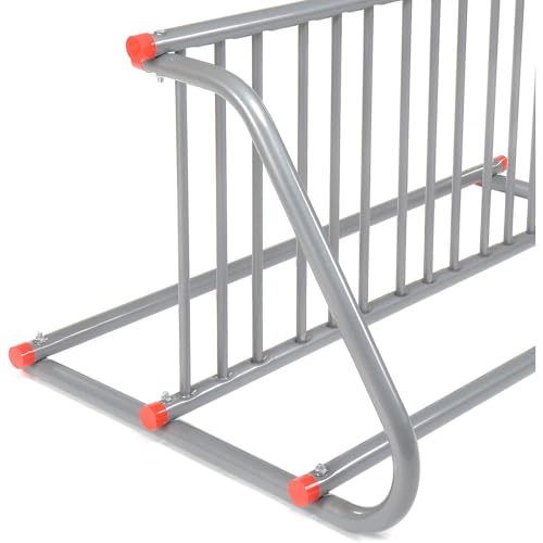 59-3/4"L Grid Bike Rack, Double Sided, 10-Bike Capacity
