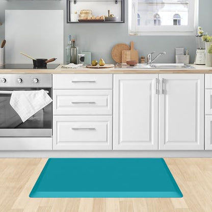 Kitchen Mat Cushioned Anti Fatigue Rug 20"x32" Water Resistant Non Slip Standing and Comfort Desk