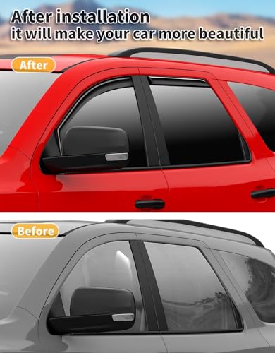 in Channel Window Visors Rain Guards for Dodge Durango 2011 (4 Count)