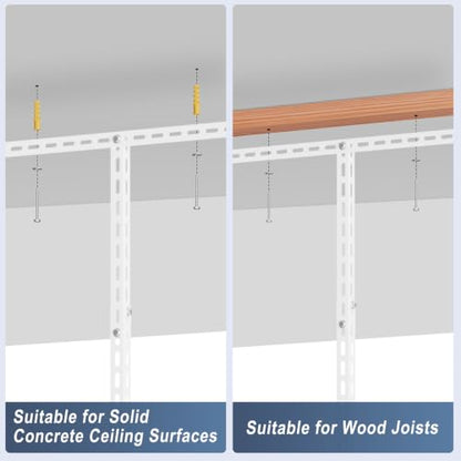 3X8FT Overhead Garage Storage Rack