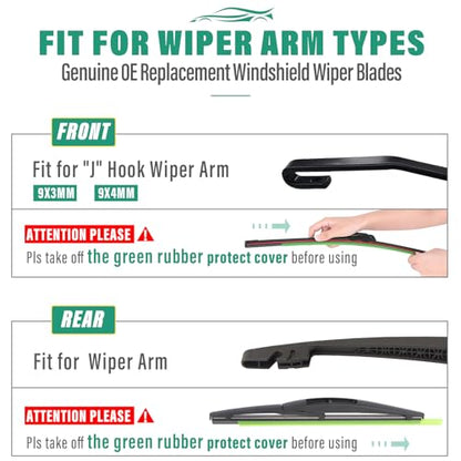 Windshield Wiper Blade Replacement for Mazda CX50 CX