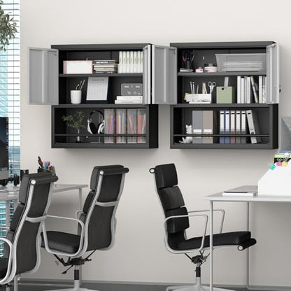 Metal Wall Cabinet with Adjustable Shelf