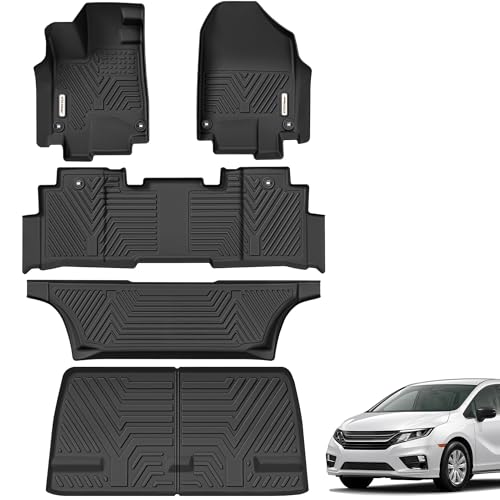 Floor & Cargo Mats Fit Honda Odyssey 2018