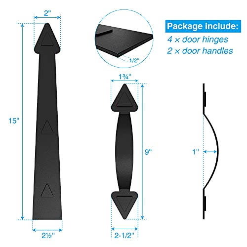 Magnetic Garage Door Hardware (4 Count)