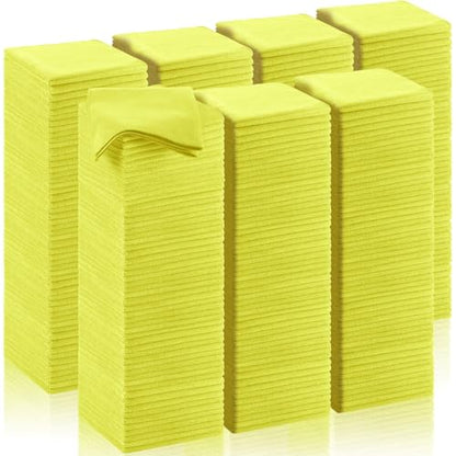 200 Pcs Microfiber Cleaning Cloth 16x16 Inch Microfiber Towels for Car Ultra Absorbent Cleaning Rags Reusable Lint Free Streak Free Detailing Towel for Car Washing Drying Dusting (200 Count)