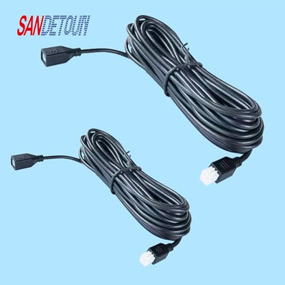 2 Pcs Parking Sensor Extension Cord Cable