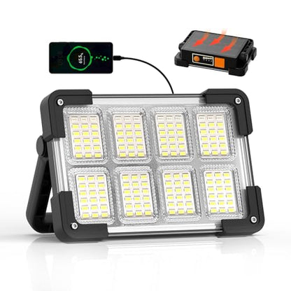 120W Solar Rechargeable 144 LED Work Light