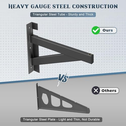 4 Pack Wall Mounted Garage Shelving
