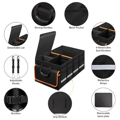 Car Trunk Organizer and Storage for Car