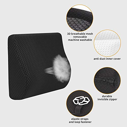 Memory Foam Lumbar Support Pillow for Car