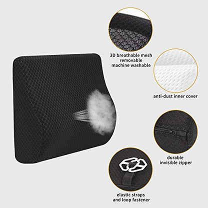Memory Foam Lumbar Support Pillow for Car
