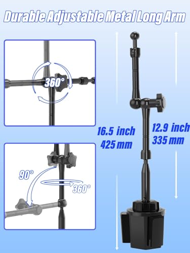 Car Cup Holder Tablet Mount for 4.7