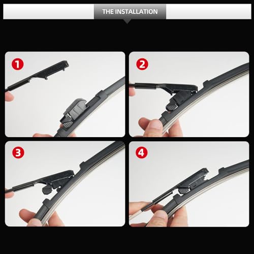 Front and Rear Windshield Wipers for BMW X2 2018