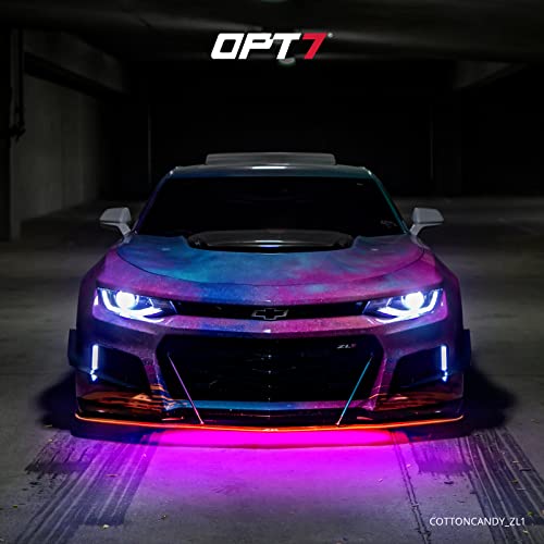 Aura RGB Aluminum Car Underglow Kit with Remote Control (4 Count)