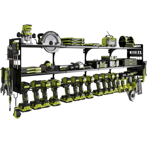 64" Garage Power Tool Wall Organizer