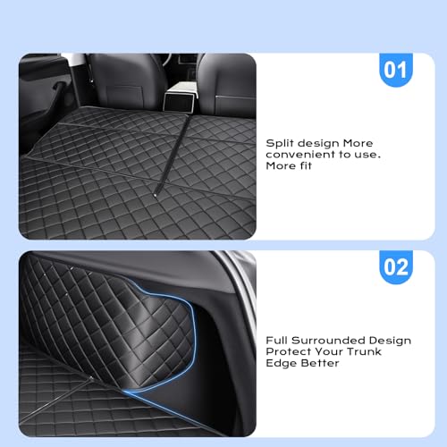 for Tesla Model Y Juniper Cargo Liner Trunk Pet Mat for Dogs Rear Seat Cover for Tesla Model Y 2025