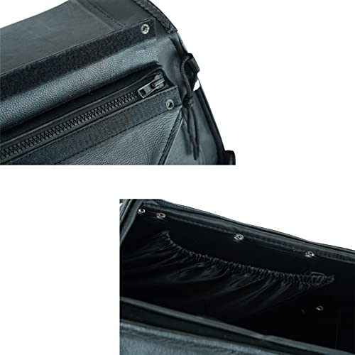 Motorcycle Saddle Bags Genuine Leather Motorcycle Luggage Bag For Softails Sportsters and Choppers