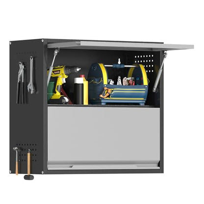 Metal Garage Wall Cabinet with Up