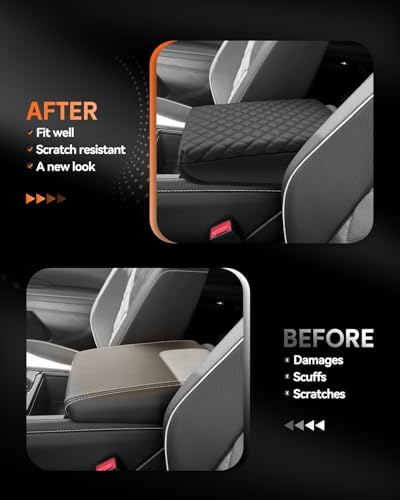 for Volkswagen Atlas 2024 2025 2026 Center Console Cover Armrest Box Cover for VW Atlas