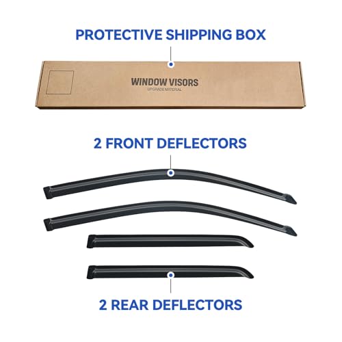 Window Visors Rain Guards for 2003