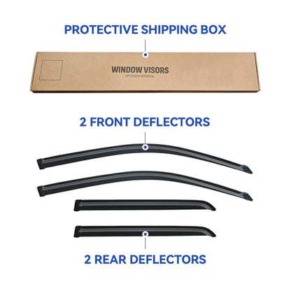 Window Visors Rain Guards for 2003