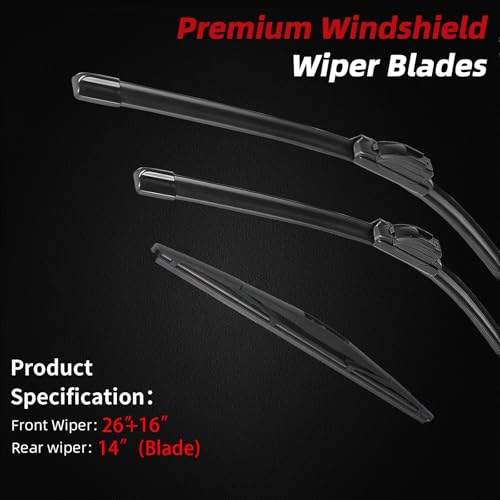 Windshield Wiper Blades Replacement for Mazda CX (3 Count)