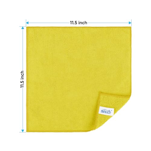 Yellow Microfiber Cleaning Cloth (12 Count)