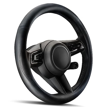 Car Leather Steering Wheel Cover