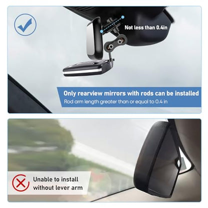 Radar Detector Mount Rearview Mirror Bracket