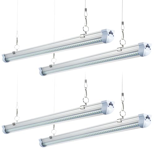 4FT LED Shop Light T8 60W 9600LM 6000K (4 Count)