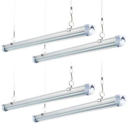 4FT LED Shop Light T8 60W 9600LM 6000K (4 Count)