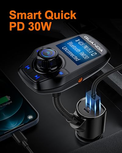 FM Transmitter Bluetooth 5.3 for Car