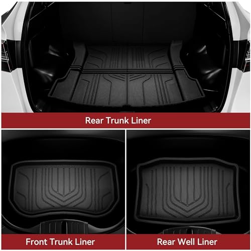 Tesla Model 3 Floor Mats Full Set Custom Fit 2020