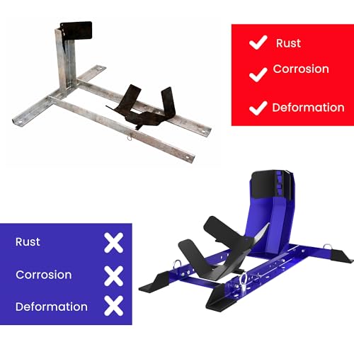 Universal Wheel Chock for Motorcycle Stand for Trailer Completely Adjustable Detachable Foldable Wheel Chock