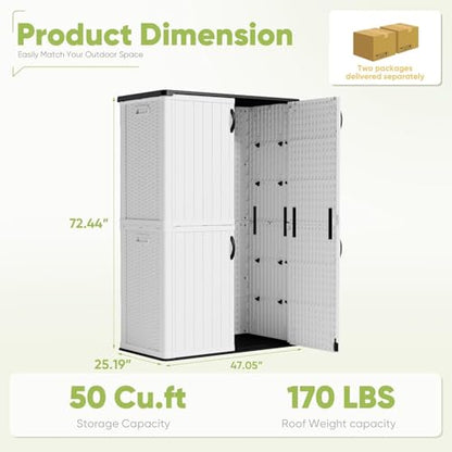 50 Cu Ft Outdoor Storage Cabinet