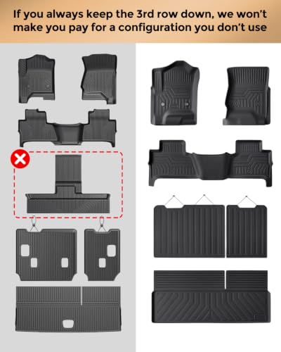 Floor Mats Cargo Liner for Tahoe Yukon 2015