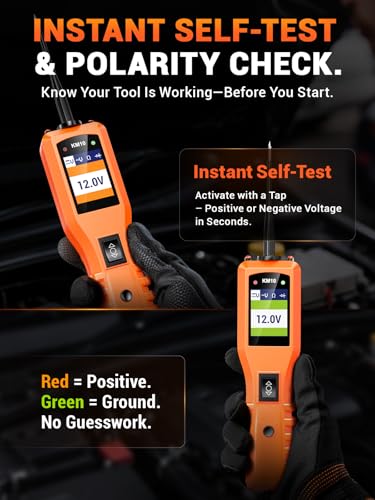 KM10 Power Circuit Probe Tester with Live Waveform Display