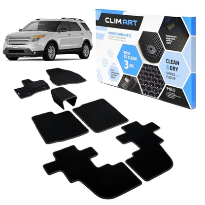 All Weather Car Floor Mats Compatible with Ford Explorer 2011