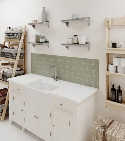 6" X 16" Stainless Steel Wall Shelf