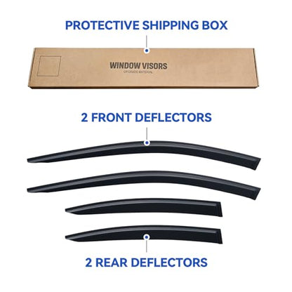 Window Visors Rain Guards for 2025 2026 Toyota Camry Sedan