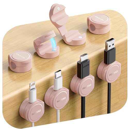 8 Pack Silicone Cord Organizer Magnetic Cable Clips (8 Count)