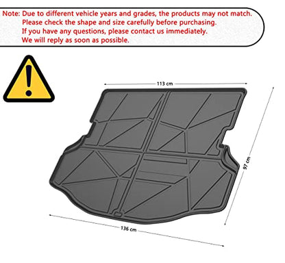 All Weather TPO Cargo Liner Trunk Mat Custom