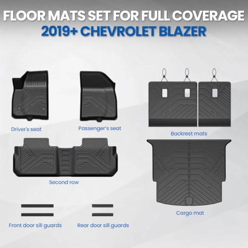 Floor Mats for Chevy Blazer 2019