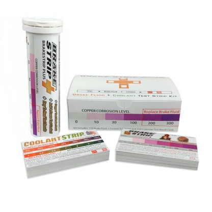 100 Double Ended Brake & Coolant Test Strips